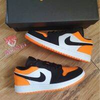 2023 HOT Original ΝΙΚΕ Ar J0dan 1 Low Satin “Shattered Backboard” Unisex Fashion Basketball Shoes Trendy Sports Shoes （Free Shipping）