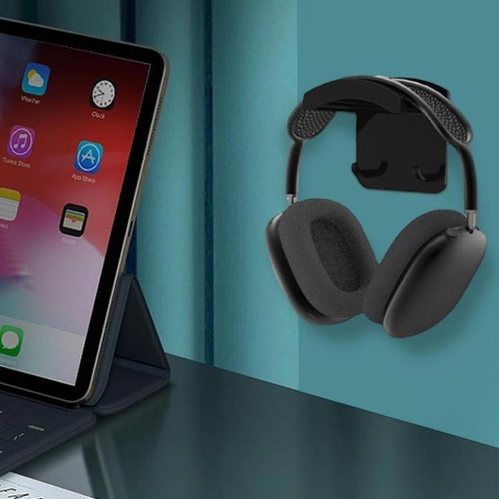 headphone-hanger-headset-wall-mount-stand-holder-space-saving-headphone-holder-mount-sticky-headset-hanger-game-pc-accessories-for-home-dormitory-astonishing