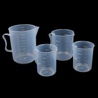 Baking Tool Metering Cup Graduated Pour Spout Plastic Visual Scale Measuring Cup 250/500/1000ML With Graduated Kitchen