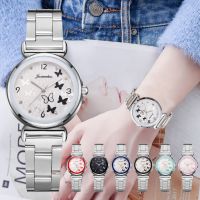 {zhiyun Watchshop}แฟชั่นผีเสื้อผู้หญิงตั้งนาฬิกาสร้อยข้อมือนาฬิกาหรูหราสง่างามนาฬิกาข้อมือนาฬิกาควอตซ์สำหรับสาวสุภาพสตรีนาฬิกา Relógio Feminino