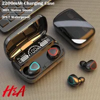 [H&A Wireless Headphones TWS Bluetooth 5.0 Earphones 2000mAh Charging Box Headsets 9D HIFI Stereo Sports Waterproof Earbuds With Mic,H&A Wireless Headphones TWS Bluetooth 5.0 Earphones 2000mAh Charging Box Headsets 9D HIFI Stereo Sports Waterproof Earbuds With Mic,]