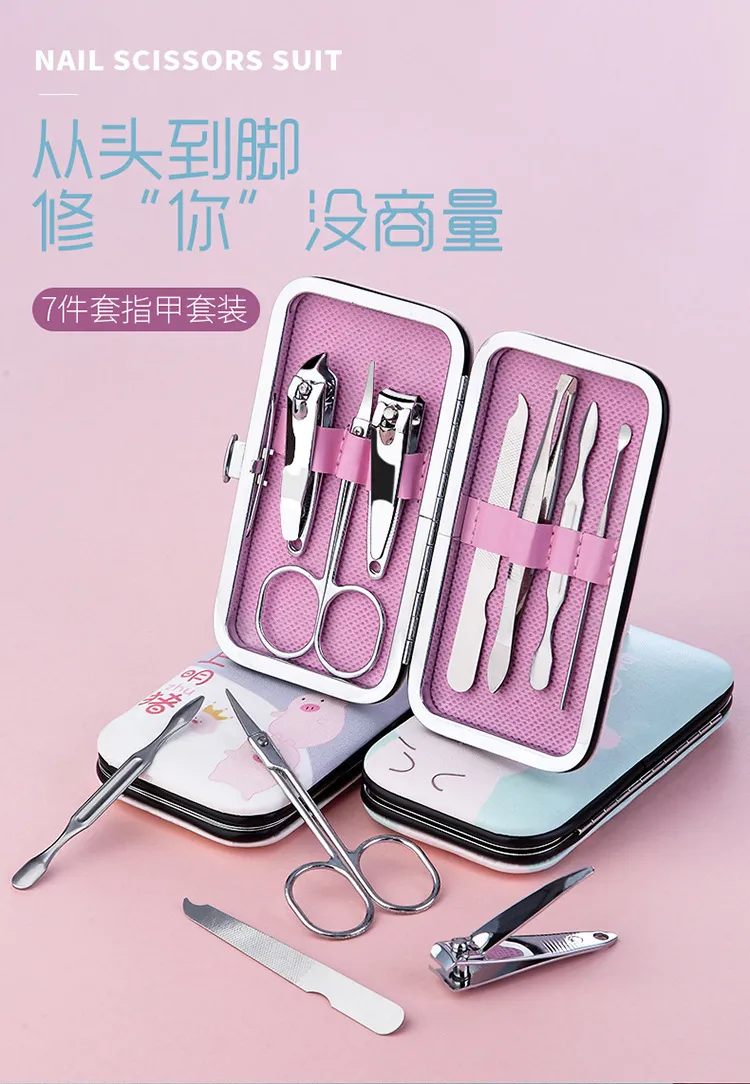 7-piece Nail Cutting Tool, Household Stainless Steel Nail Tool, Nail Clippers, Female Cartoon Nail Trimming Set (READY STOCK) | Lazada 7-piece Nail Cutting Tool, Household Stainless Steel Nail Tool, Nail Clippers, Female Cartoon Nail Trimming Set (READY STOCK) | Lazada