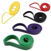 Fitness Train Resistance Bands 208cm Gym Pilates Elastic Rubber Pull Up Crossfit Power Expander Hanging Yoga Loop Band