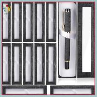 HWSJ ปากกาเปล่าสีดำกล่องของขวัญกระดาษกล่องปากกากระดาษแข็ง12ชิ้นปากกาหมึกซึมผลิตภัณฑ์กล่องปากกาสำนักงาน