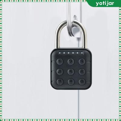 Yotejar กุญแจคล้องแบบรหัสลายนิ้วมือสำหรับกราฟฟิตีกระเป๋าเสื้อผ้ากระเป๋าเดินทางรหัสผ่าน