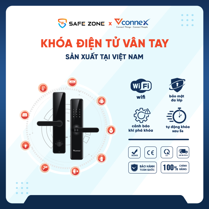 Khóa điện tử thông minh dành cho cửa gỗ