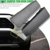 Newprodectscoming 2pcs For Toyota RAV4 XA50 2019 2021 Car Front Tow Hook Cover Eye Towing Trailer Hitch Cap Right Left 53285 0R120 53286 0R120