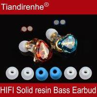 Tiandirenhe TD02 Pro MMCX เรซินแข็งหูฟัง Hifi Star สำหรับเวทีกีฬาที่มีตัวกรอง Mp3หูฟังพร้อมไมโครโฟนสำหรับเครื่องเล่นเกมส์