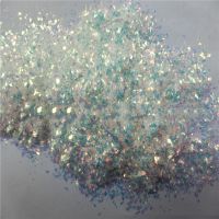 ELEGANT 50g Iridescent ICe Clear Flakes art glitter craft glitter decoration glitter artist glitter Mylar Iridescent Flakes - 311-4328