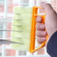 Useful Microfiber Window Cleaning Brush Air Conditioner Duster Cleaner with Washable Blinds Produtos Para Limpeza De Casa Cleaning Tools