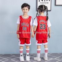 ❈ Special Offer ! Childrens Basketball Wear Short Sleeve Fake Two PiecesnbaLakers Kobe Jersey Primary and Secondary Schoo