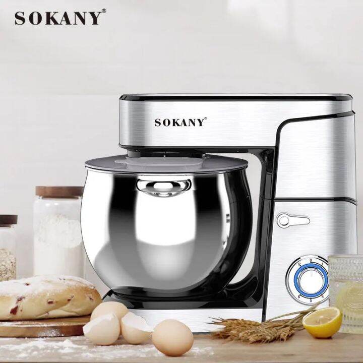 d58055324 Dough Mixer Sokany 1800W Food Stand Mixer Stainless Steel