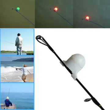 5pcs LED Fishing Rod Tip Strike Alert Rod Night Light Flash Strike Smart  Sensor