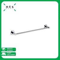 NTS Single Towel Bar ราวและที่แขวนผ้าขนหนู ขนาด 24 นิ้ว ขอบมุมโค้งมน  ราวแขวนสแตนเลส Mirror finished Minoan Series รุ่น BH-MIM01