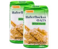 Hahne Whole Rolled Oats ฮาทเน่ เกล็ดข้าวโอ๊ต ชนิดหยาบ 500g. (2แพค)