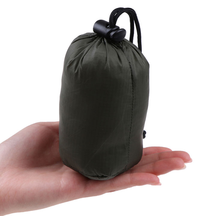 woola-1ชิ้นกระเป๋าเก็บของกระเป๋านอนฉุกเฉินที่เก็บของพร้อมกระสอบสตริงสำหรับตั้งแคมป์