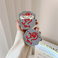 【cw】3D Cartoon cool Dragon Talisman Jackie Chan Adventures Silicone Earphone Cases for 1 2 3 Protect Cover for Prohot 【hot】 1