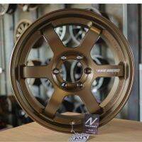 ล้อ NK performance รีดเบา Flowforming ลาย TE37 SUV สี BR ขอบ 18 นิ้ว (18x9+0)