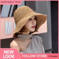 {You have a hat}Raffia หมวกบังแดดปีกหมวกกว้างห้อยหมวกฤดูร้อนสำหรับผู้หญิง2022หมวกปานามาสำหรับไปทะเลโดมฟาง DIY Topi Bucket Gorras ร่มเงาผู้หญิง