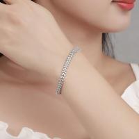 OEVAS 100% 925เงินสเตอร์ลิง D สี Moissanite สร้อยข้อมือเทนนิสสำหรับผู้หญิงกำไลเพชรทรงสี่เหลี่ยมเครื่องประดับงานปาร์ตี้สุดหรูของขวัญ