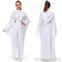 SHUAIYI Leia คอสเพลย์เครื่องแต่งกาย para meninas príncipes vestido roupas de cinto Halloween terno carnaval adulto crianças