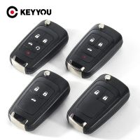 KEYYOU 10X ซองใส่เปลือกกุญแจรีโมต2/3/4/5 BT สำหรับ OPEL VAUXHALL Insignia Astra Zafira สำหรับ Chevrolet Cruze จาก Buick