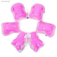 ▤❈♚ Skate Knee Elbow Pad Coordinates Chute Board Children Kneelet Children Knee Protector 6pcs/set Sports Protective Equipment