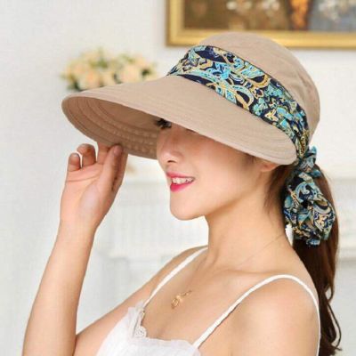 【CC】 Scarf Caps Wide Brim Cover Face Anti-uv Hats Outdoor Protection Cycling Beach Hat