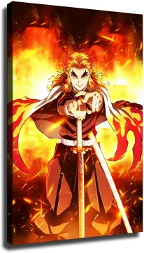 Manga Demon Slayer Kimetsu No Yaiba Tanjirou Nezuko Rengoku Anime Poster  Kraft Paper Vintage Posters Home