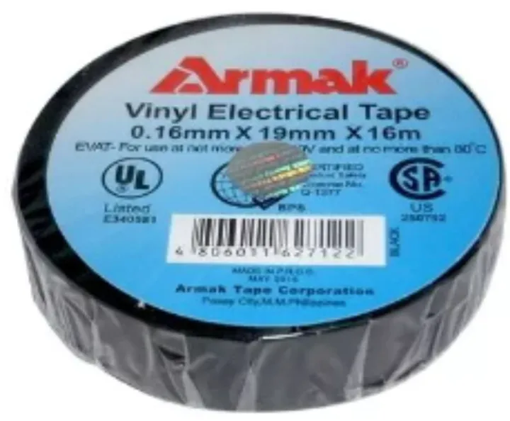 Armak Vinyl Electrical Tape 0.16mm X 19mm X 16mm | Lazada PH