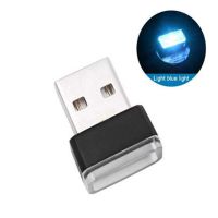 ไฟเก๋งไฟสร้างแบบจำลองรถยนต์ไฟมินิ Usb Led ไฟนีออนสร้างบรรยากาศเครื่องประดับรถยนต์สีอ่อน7สี