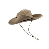 【Ready】 Western cowboy hat fisherman hat womens summer breathable sunscreen hat camping sun hat outdoor mountaineering hat big head circumference male