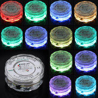 4pcsSet LED RGB Lights Waterproof Remote Control Underwater Lamp Wedding Party Vase Decor Outdoor Lighting