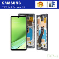 TFT (ไม่มีลายนิ้วมือ) ทดสอบ100% บันทึกจอ LCD สำหรับ Samsung Galaxy แอลซีดี10 N970 N970F N970อะไหล่ทดแทนประกอบเครื่องอ่านพิกัดหน้าจอสัมผัส