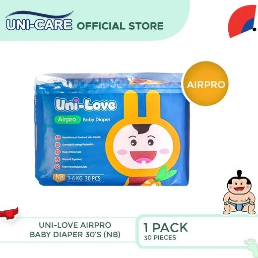 UniLove Airpro Baby Diaper 30's (Newborn) Pack of 1 Lazada PH