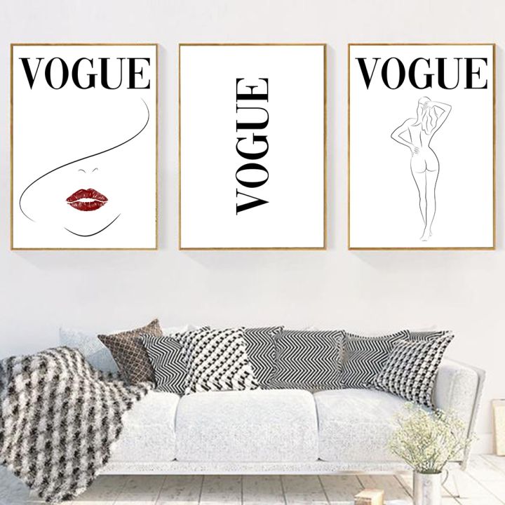 makeup-canvas-painting-fashion-poster-minimalist-quote-print-wall-picture-room