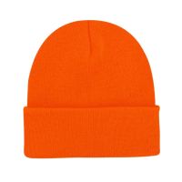 Unisex Neon Beanies Bright Winter Hats Knit Cap Women Mens Plain Skullies Orange Green Yellow Black Grey