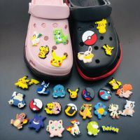 【HOT JJSGWIXLOOWEHG 541】 รองเท้าโปเกมอน PVC 30ชิ้น,รองเท้า Crocs หัวเข็มขัดอุปกรณ์เสริมรองเท้ารูปสัตว์การ์ตูนพิคาชูดีไอวายสำหรับเด็ก