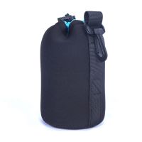 Cylindrical Storage Bag Camera Lens Pouch with Thick Padded Anti-scratch Pocket Photographer Waist Bag 39XD