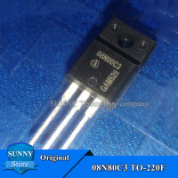 2Pcs Original 08N80C3 TO-220F SPA08N80C3 TO220F 8A/800V MOSFET N-ช่องใหม่เดิม