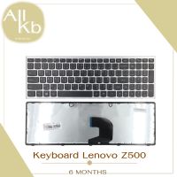 KEYBOARD NOTEBOOK  Lenovo Z500  / คีย์บอร์ด เลอโนโว รุ่น Z500  Z500A Z500G  / TH-ENG ปุ่มกดไม่ติดเคลมได้เลย  รับประกัน 6 เดือน