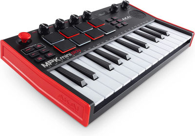 AKAI Professional MPK Mini Play MK3 MIDI Keyboard Controller with Built in Speaker and Sounds Plus Dynamic Keybed, MPC Pads and Software Suite MPK Mini Play MK3 keyboard only
