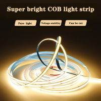 10เมตร/ล็อต COB แถบไฟ LED 320 LEDs ความยืดหยุ่นสูง COB ไฟ LED DC 24V 3000K 4000K 6000K เทป LED