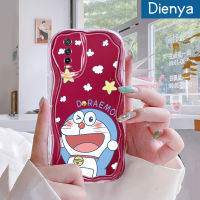 เคส Dienya สำหรับ VIVO Y20 Y20i Y20s Y12s Y20 2021 Y11s Y12A Y20T Y20S M Y20S เคสรูปการ์ตูนโดราเอมอนน่ารักขอบเป็นคลื่นกันกระแทกแบบใสนิ่มเคสมือถือโปร่งใสลายกล้องถ่ายรูปที่สร้างสรรค์เคสฝาครอบป้องกันสีอ่อนโยน