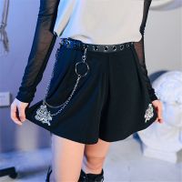 Cod Qipin 1pc Metal Ring Punk Single Chain Tide with Hip Hop Belt Clothing Pants Accessories for Uni