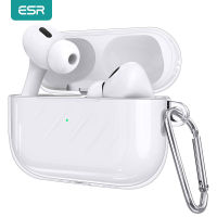 ESR Clear Case for AirPods Pro 2 Case Air Ripple Protective TPU Cover for Airpods Pro 2022 Clear Case with Keychain for Air Pods Headphones Accessorie