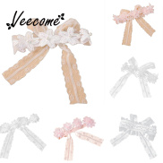 VEECOME Baby Girls Bows Headbands Cute Lace Headdress Elastic Hair