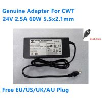 รับประกันสองปีของแท้24V 2.5A 60W 5.5X2.1Mm KPL 060M II KPL 060M VI AC Adapter สำหรับ CWT Power Supply Charger