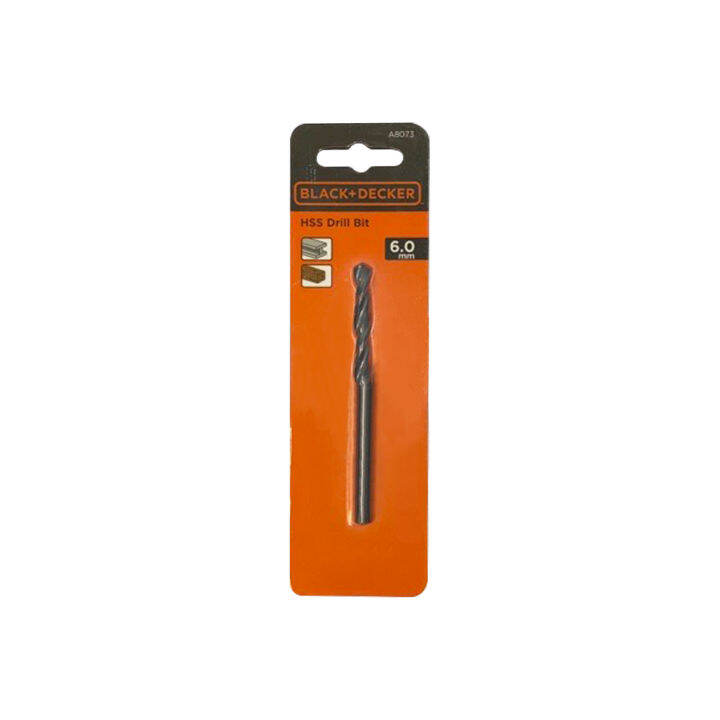 BLACK+DECKER™ HSS Drill Bit 6mm A8073 Lazada PH