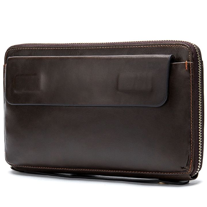 layor-wallet-กระเป๋าสตางค์คลัทช์หนังแท้นุ่มผู้ชายกระเป๋าสตางค์หนังยาว39สำหรับนามบัตรบิลเงินสดกระเป๋าหนังวัวชั้นบน